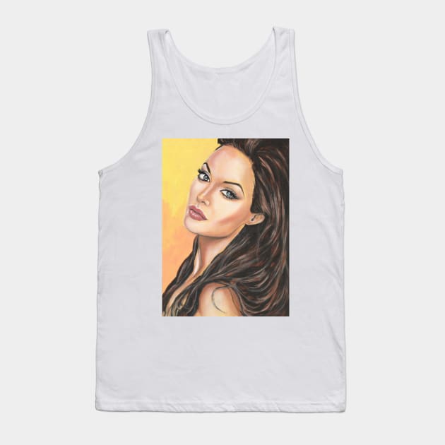 Angelina Jolie Tank Top by Svetlana Pelin